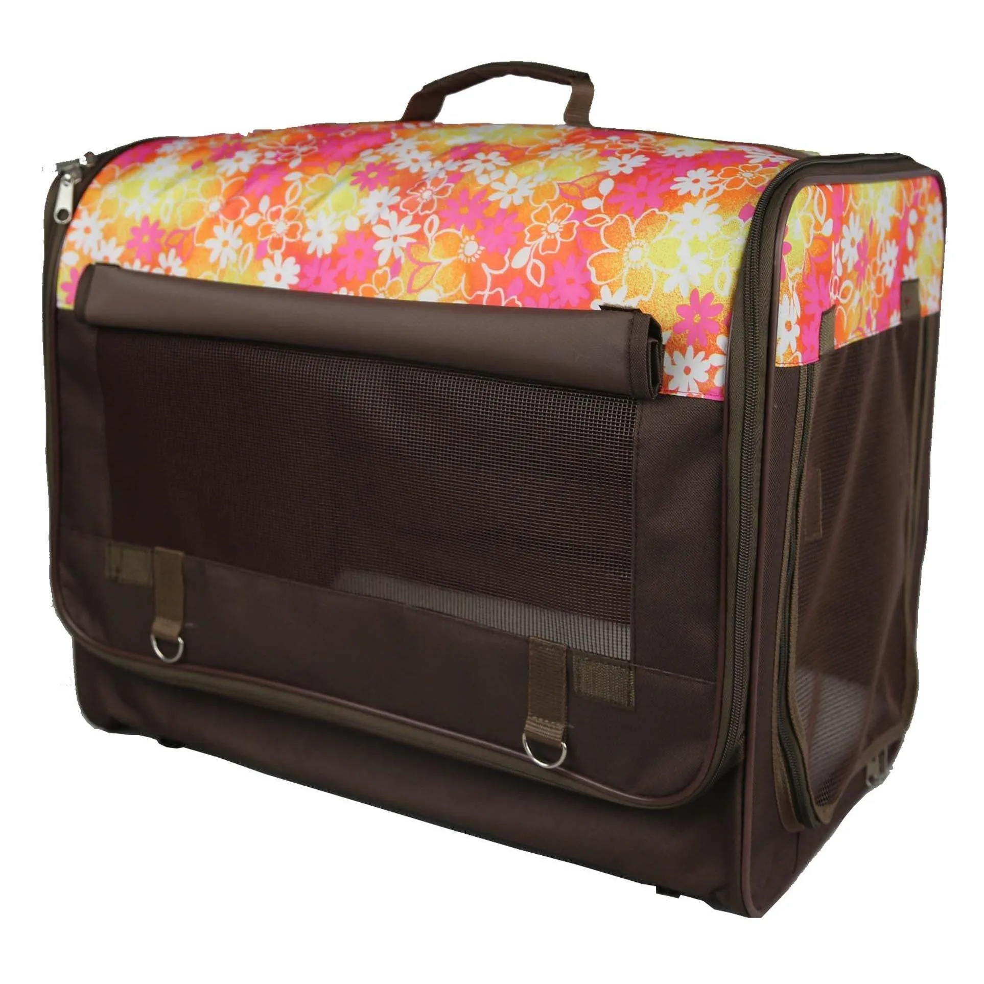 Floral Folding Pet Crate Felina