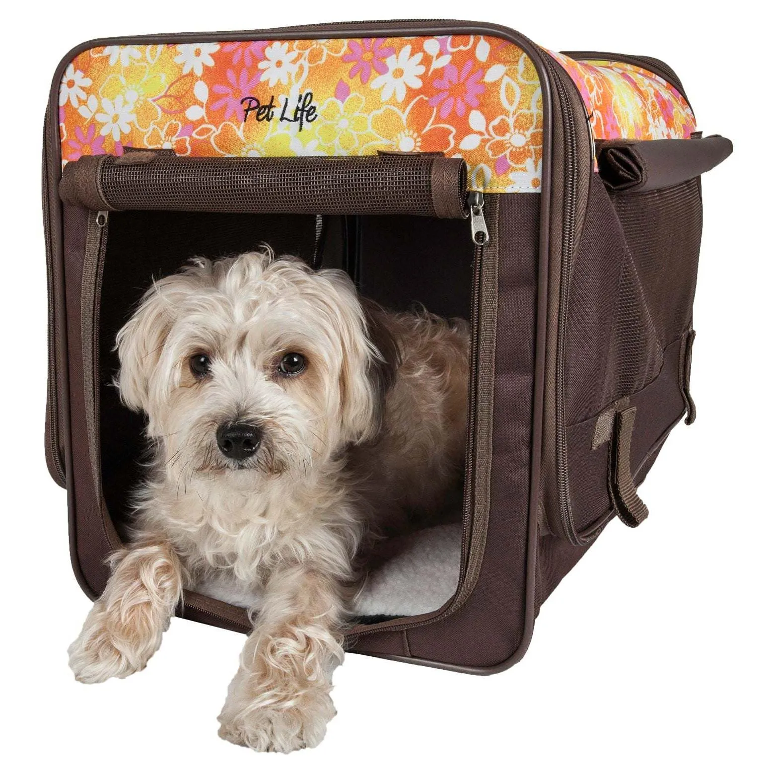 Floral Folding Pet Crate Felina