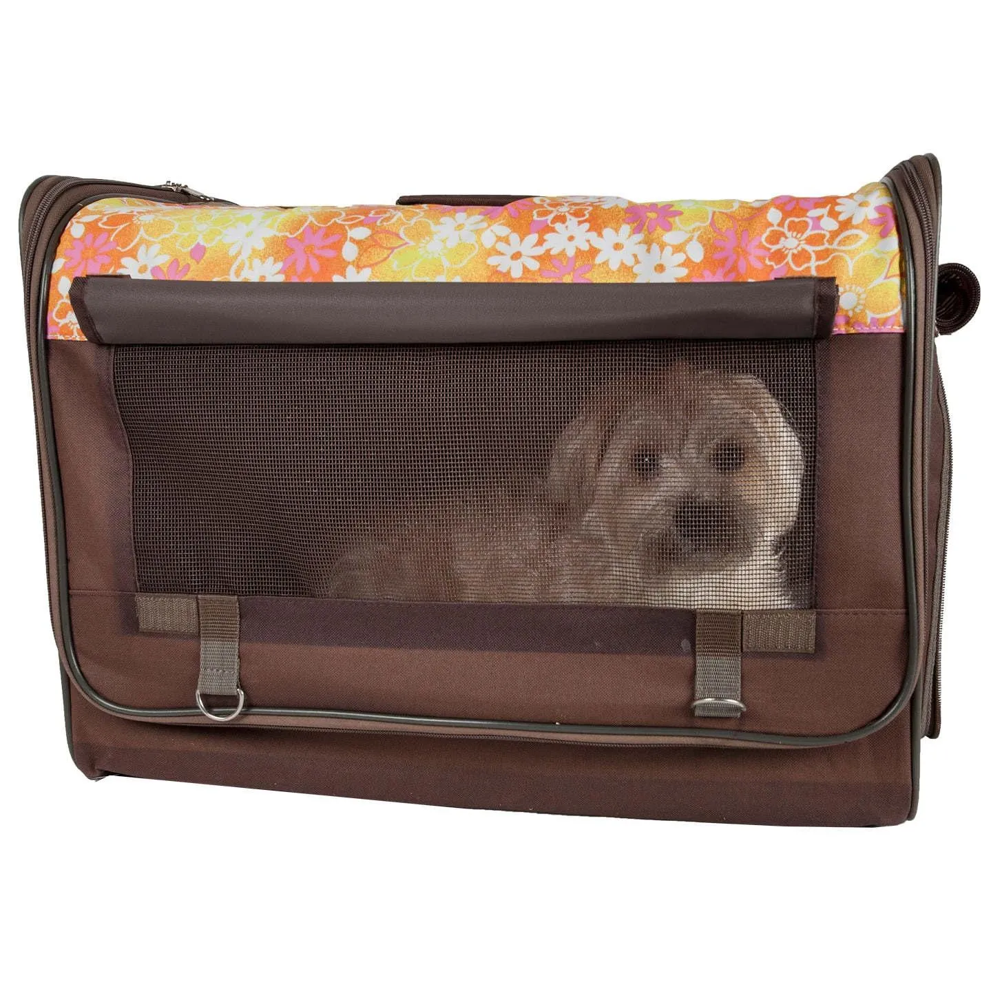 Floral Folding Pet Crate Felina