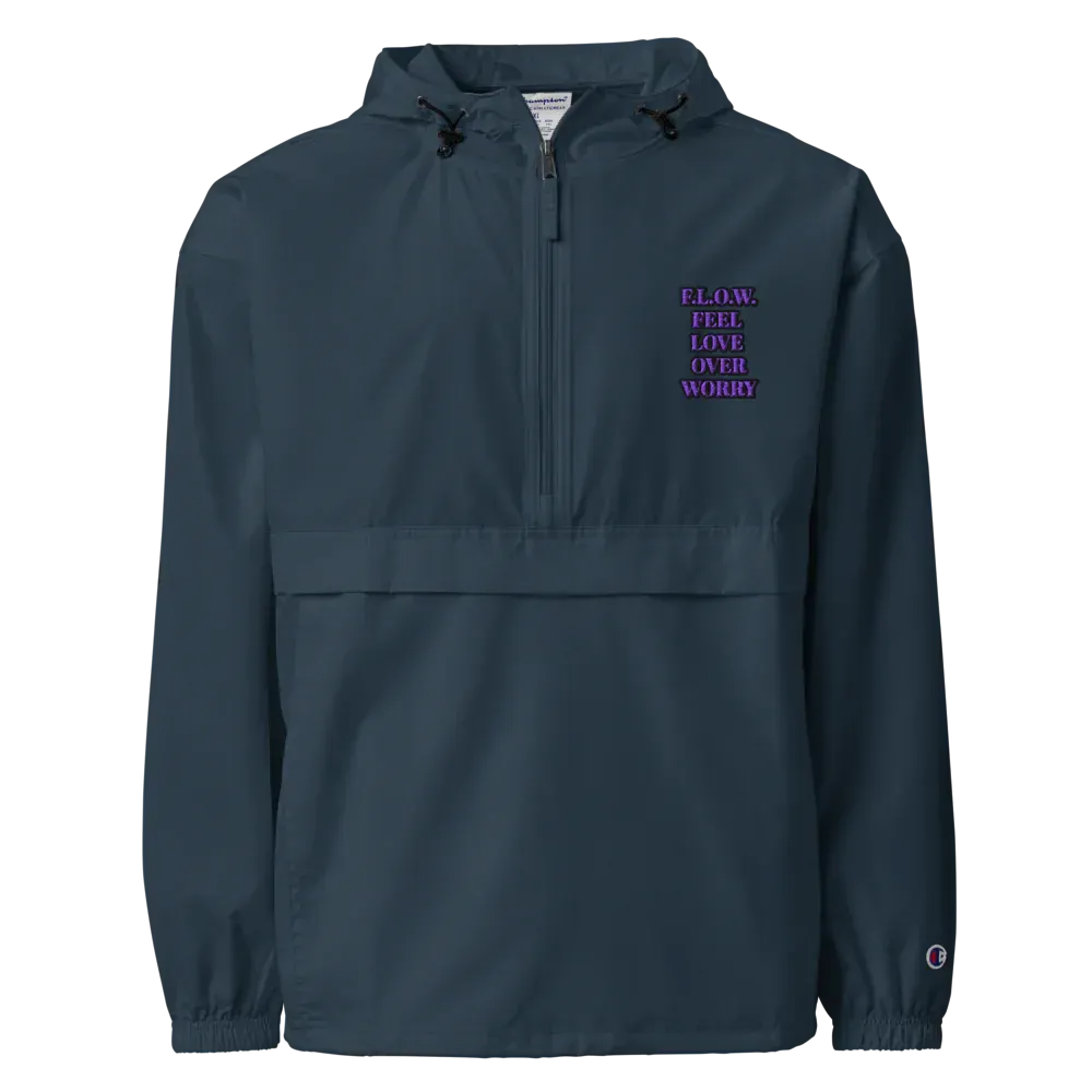 F.L.O.W. © Embroidered Champion Packable Jacket