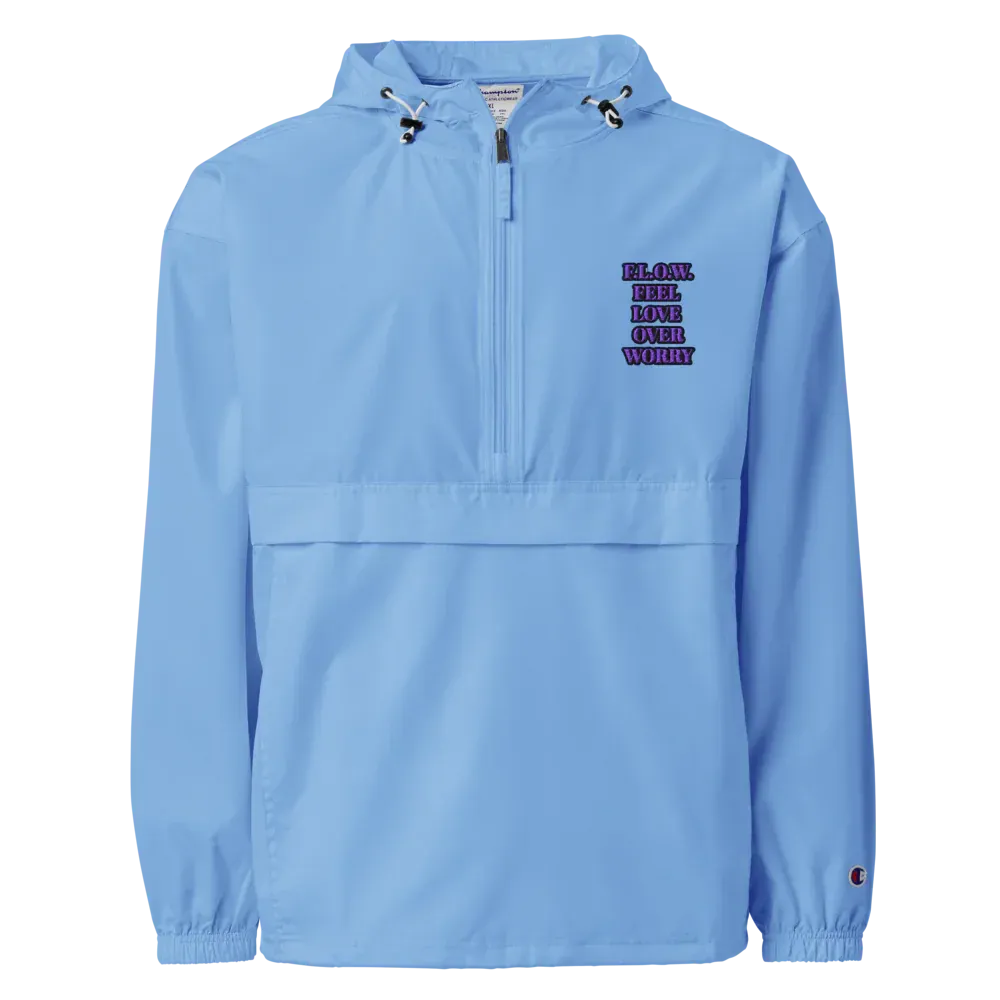 F.L.O.W. © Embroidered Champion Packable Jacket