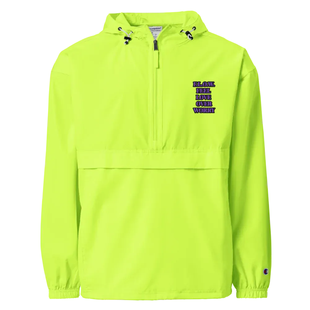 F.L.O.W. © Embroidered Champion Packable Jacket