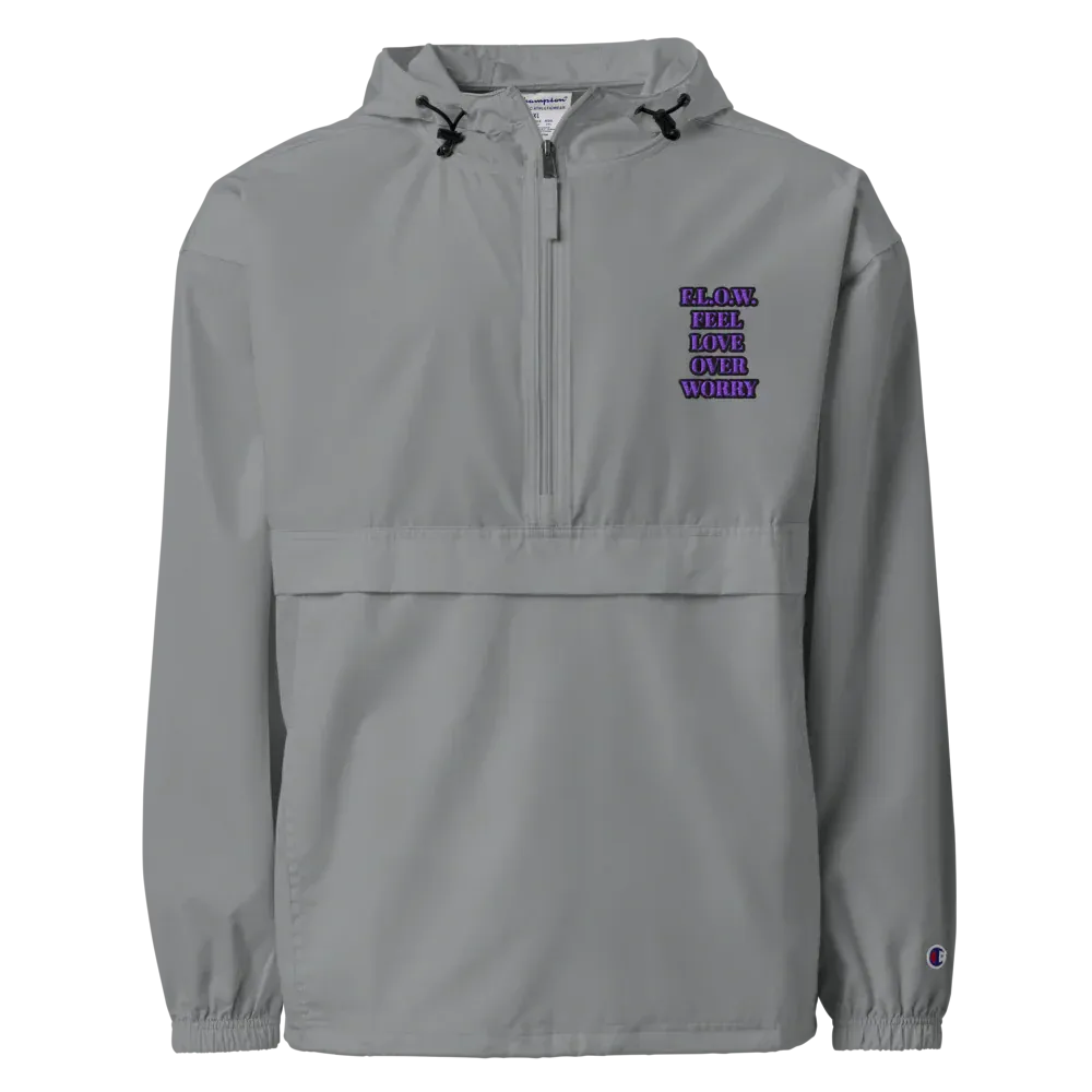 F.L.O.W. © Embroidered Champion Packable Jacket