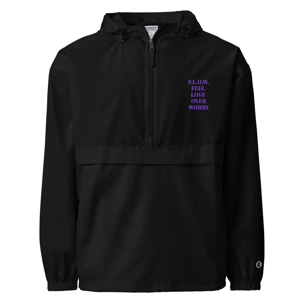 F.L.O.W. © Embroidered Champion Packable Jacket