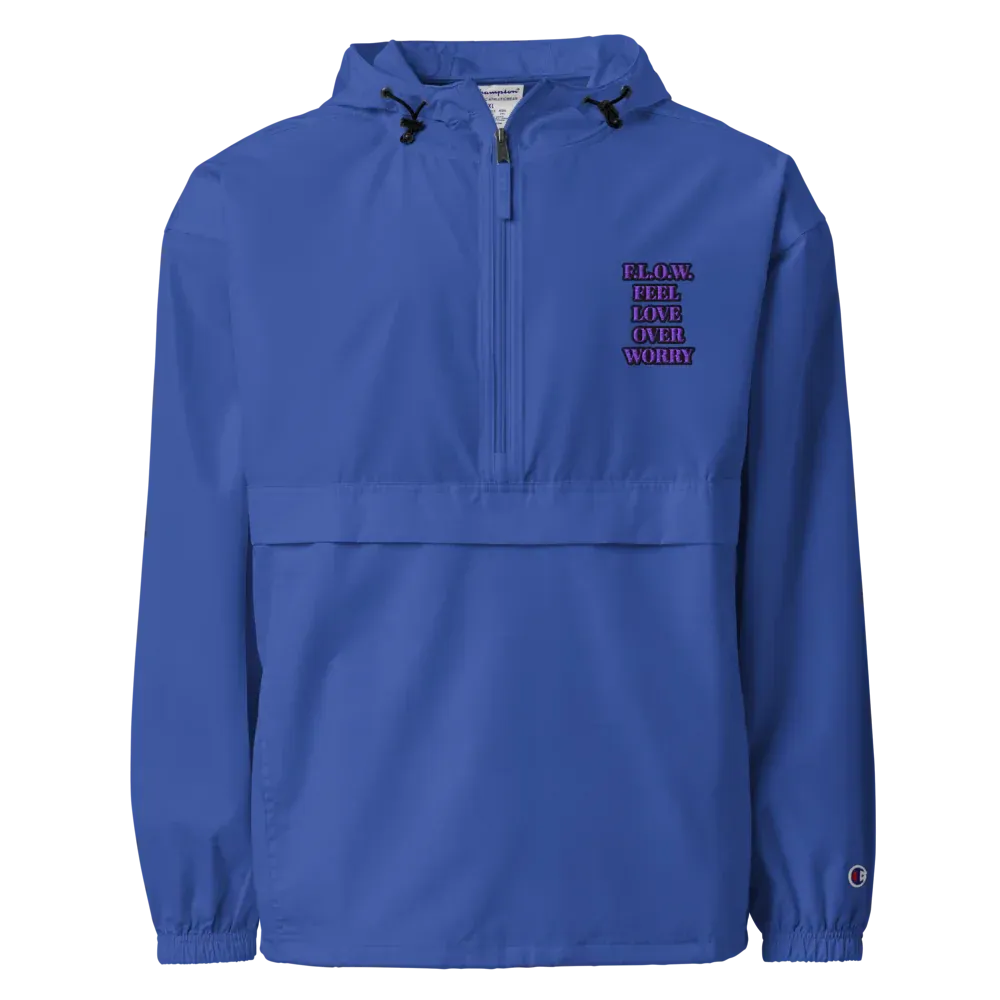 F.L.O.W. © Embroidered Champion Packable Jacket