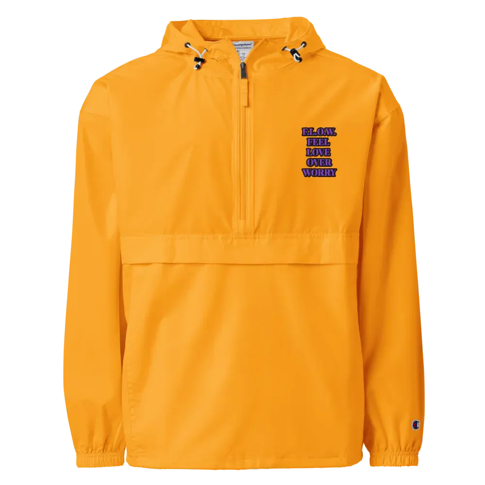 F.L.O.W. © Embroidered Champion Packable Jacket