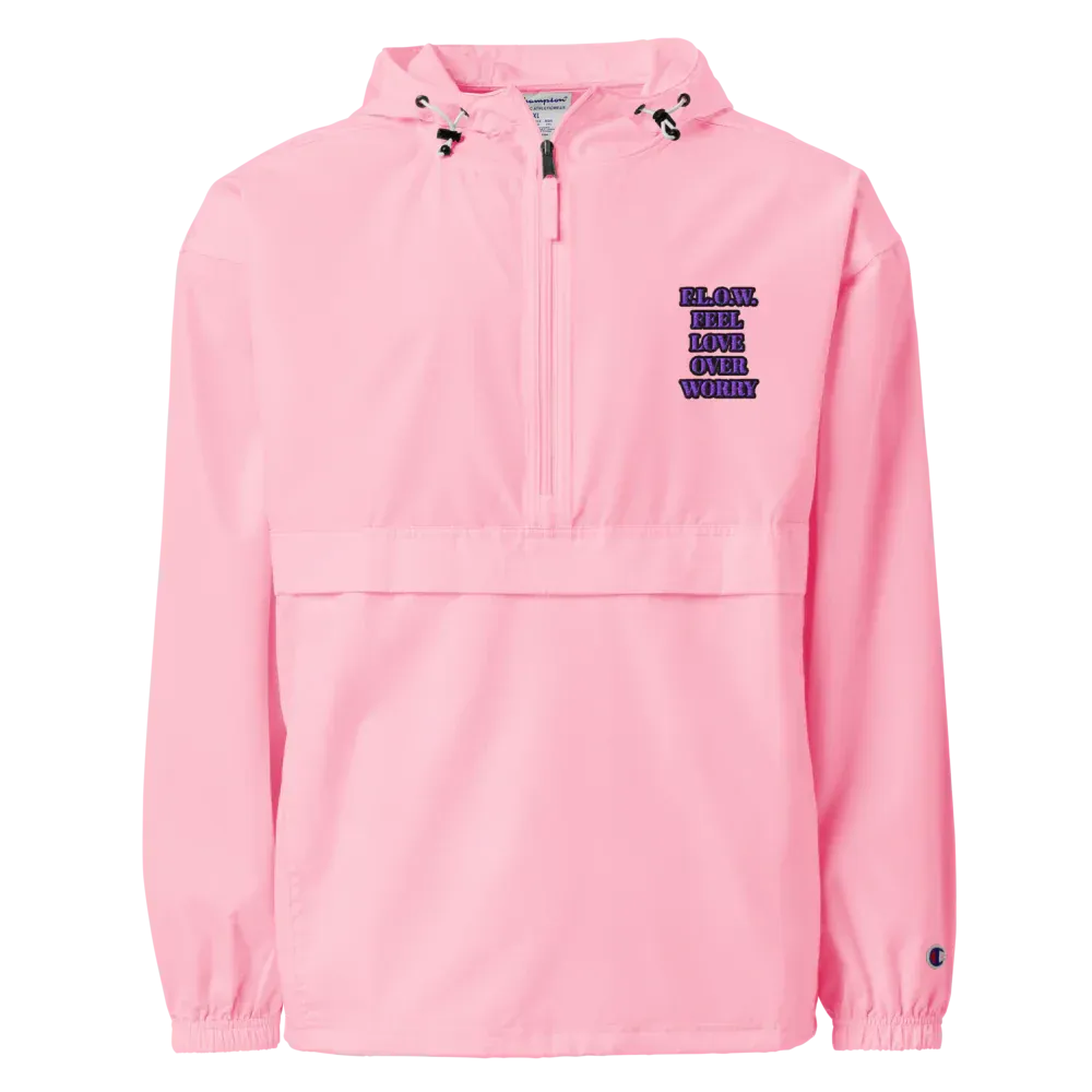 F.L.O.W. © Embroidered Champion Packable Jacket