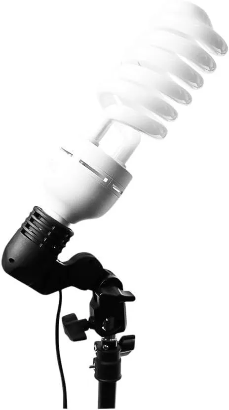 Foto&Tech Photography Daylight Bulb 65W 6500K 120V White Spiral Fluorescent Light Bulb Studio Light for Photography and Daylight Video Lighting (4)