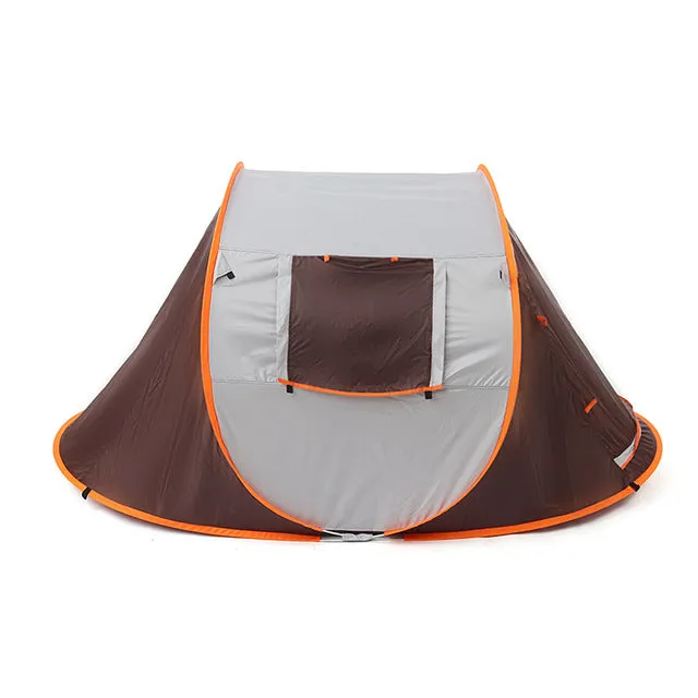 Fully Tent Tent 4 Waterproof Outdoor Direct shipping Season Windproof Camping Instant Setup 2-8 Family People Pop-up Automatic Tent All-in-one Automatic