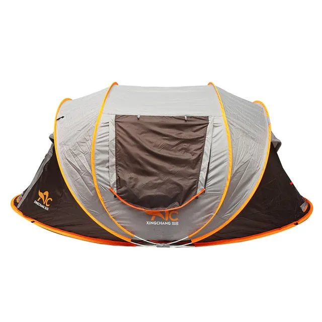 Fully Tent Tent 4 Waterproof Outdoor Direct shipping Season Windproof Camping Instant Setup 2-8 Family People Pop-up Automatic Tent All-in-one Automatic
