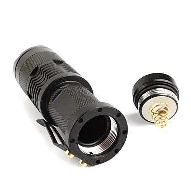 FX SK68 1-Mode CREE XR-E Q5 LED Flashlight (200LM, 1xAA/1x14500, Black)