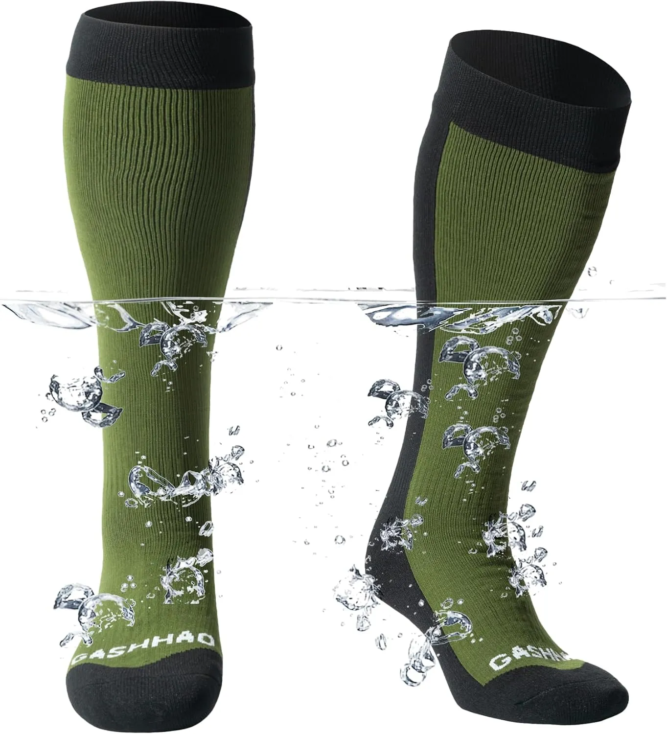 Gash Hao Waterproof Socks Hiking Gear Wading All-Weather Outdoor Sports Fishing Skiing Kayaking Camping Mens And Women