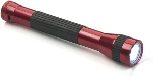 GEARWRENCH 83132 Aluminum Led Flashlight With Rubber Grip, Black