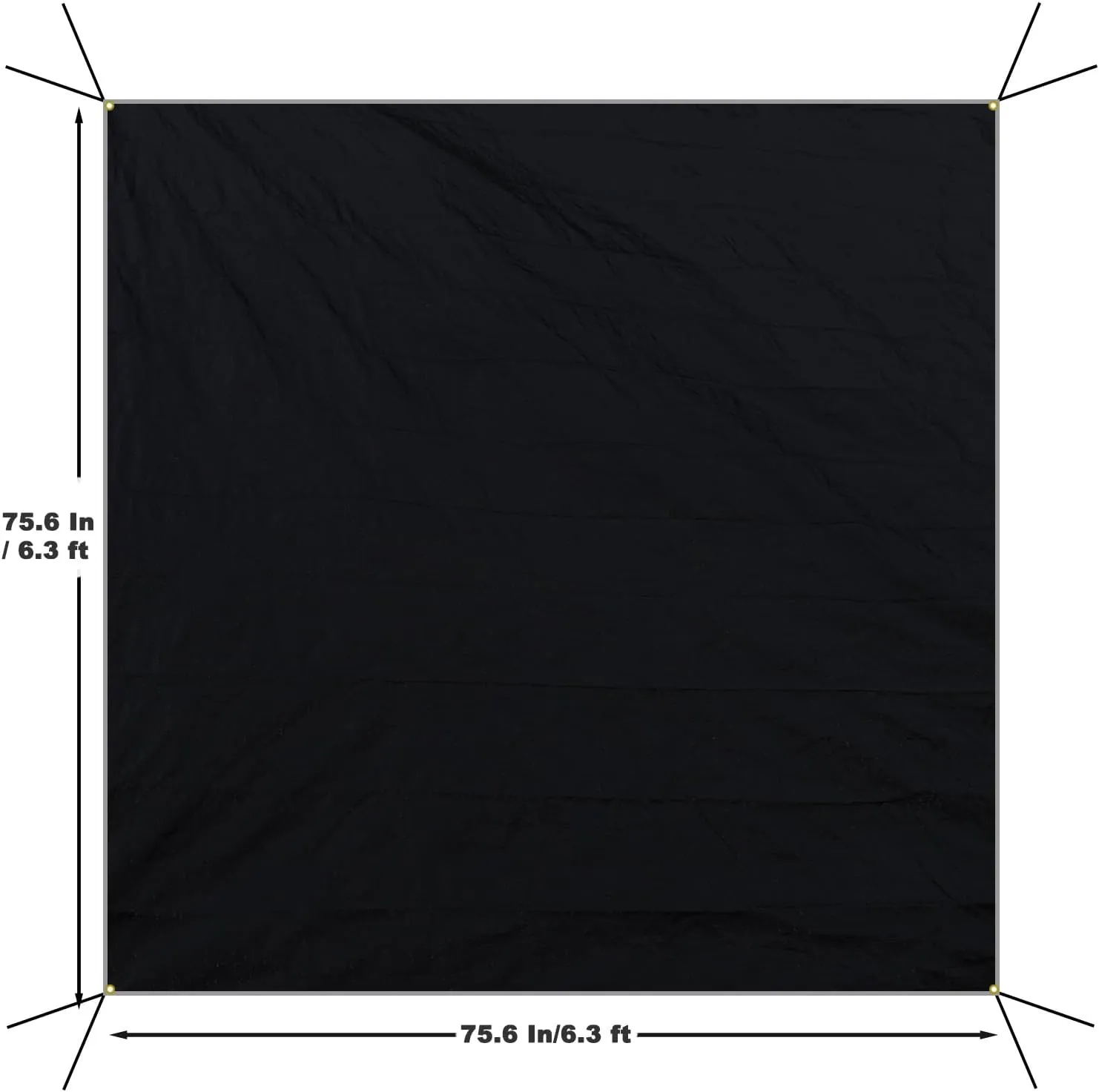 GEERTOP Lightweight PE Footprint for Camp Tent Water Resistant Ground Sheet Mat Trap for Camping Hiking Backpacking Picnic Outdoor Travel