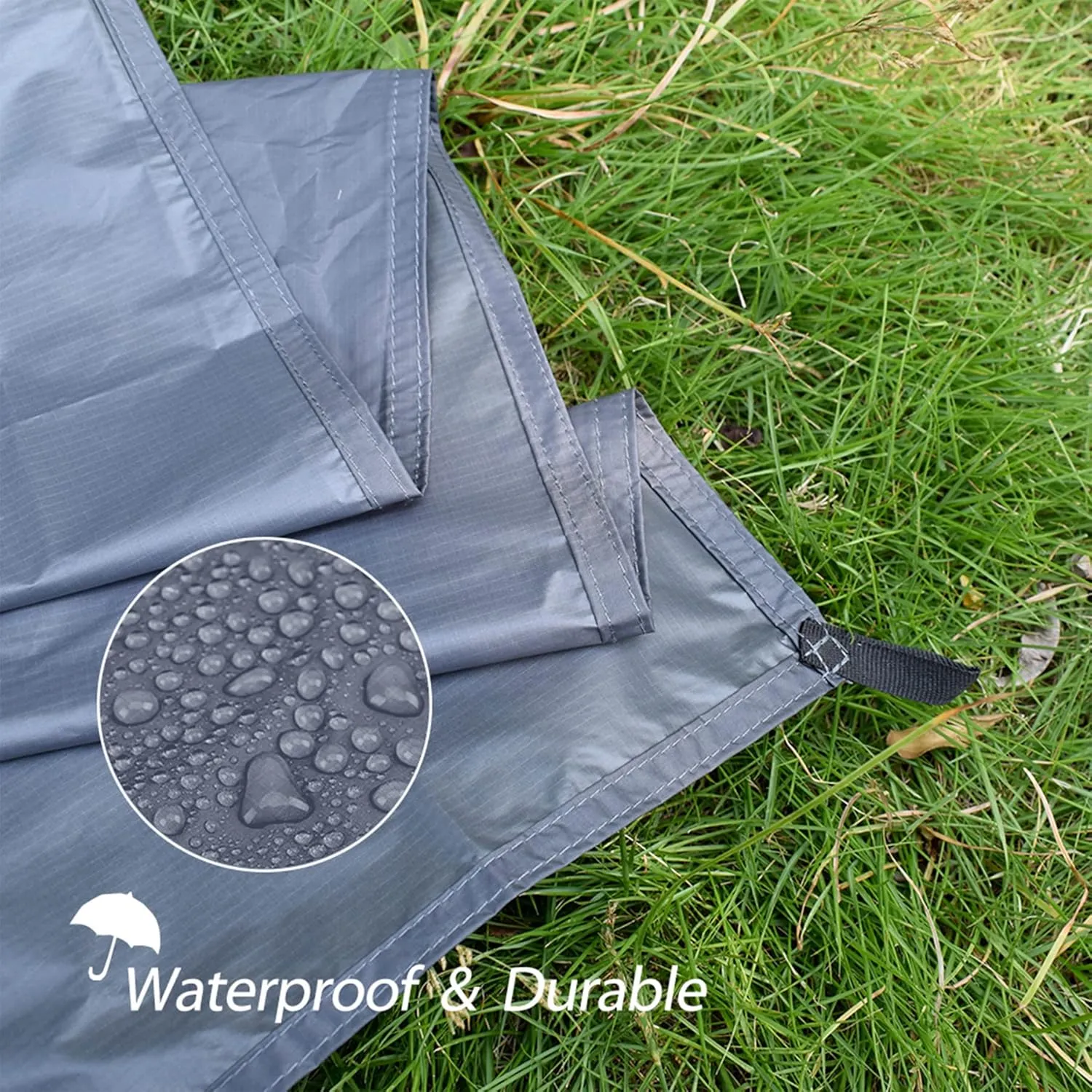 GEERTOP Portable Waterproof Tent Footprints Lightweight Camping Tent Ground Sheet Mat Sunshade Shelter for Outdoor Backpacking Hiking Picnic Travel