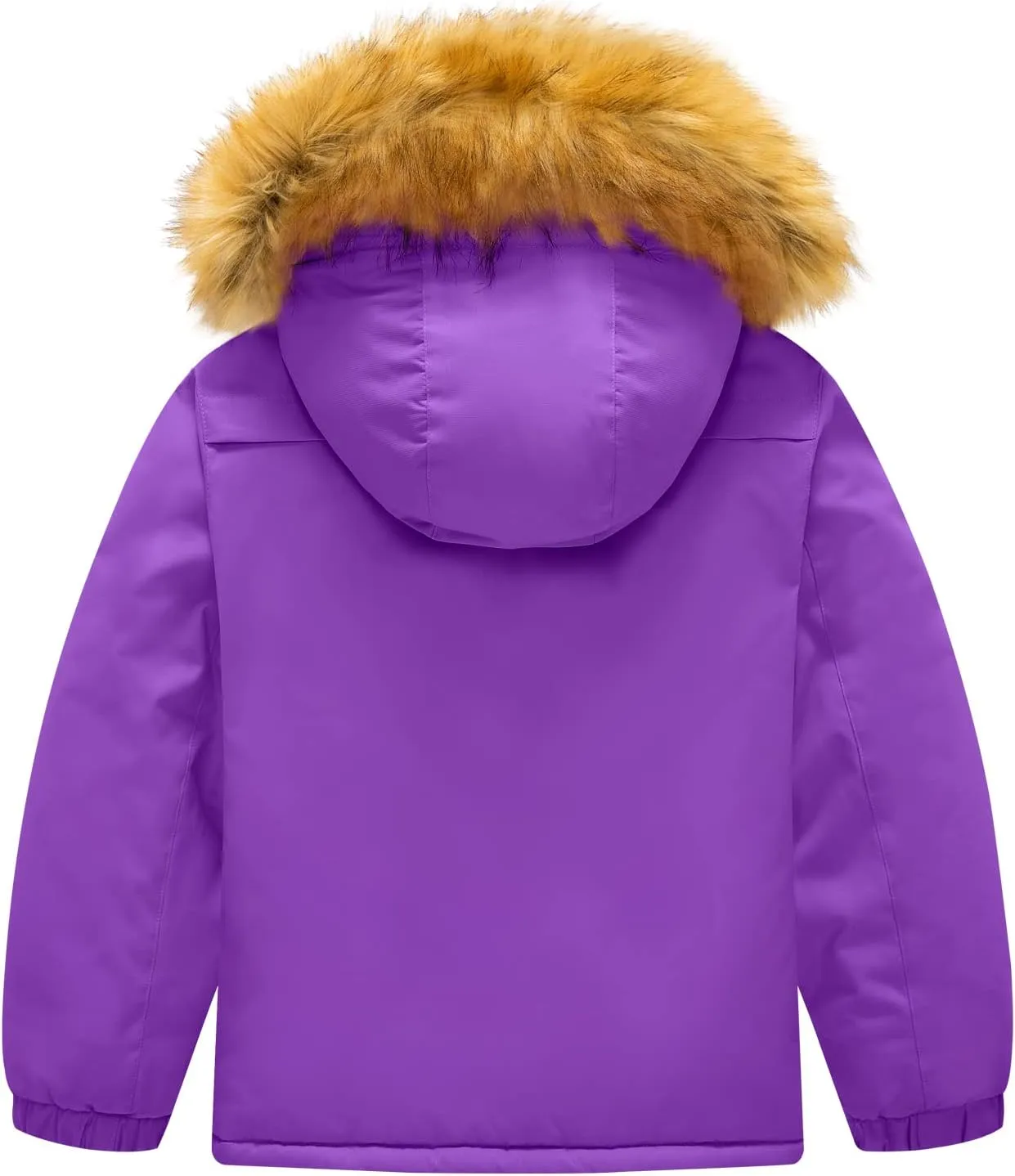 GEMYSE Girl's Winter Waterproof Ski Snow Jacket Fleece Windproof Jacket with Hood