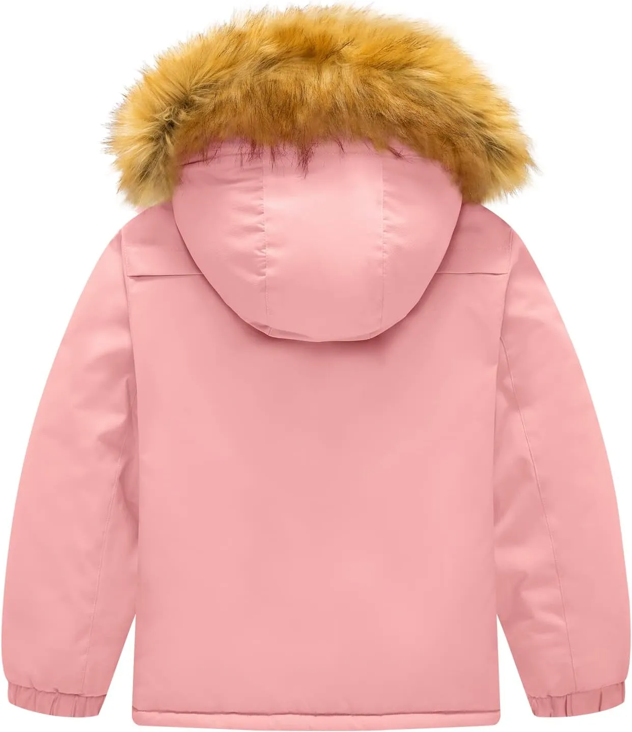 GEMYSE Girl's Winter Waterproof Ski Snow Jacket Fleece Windproof Jacket with Hood
