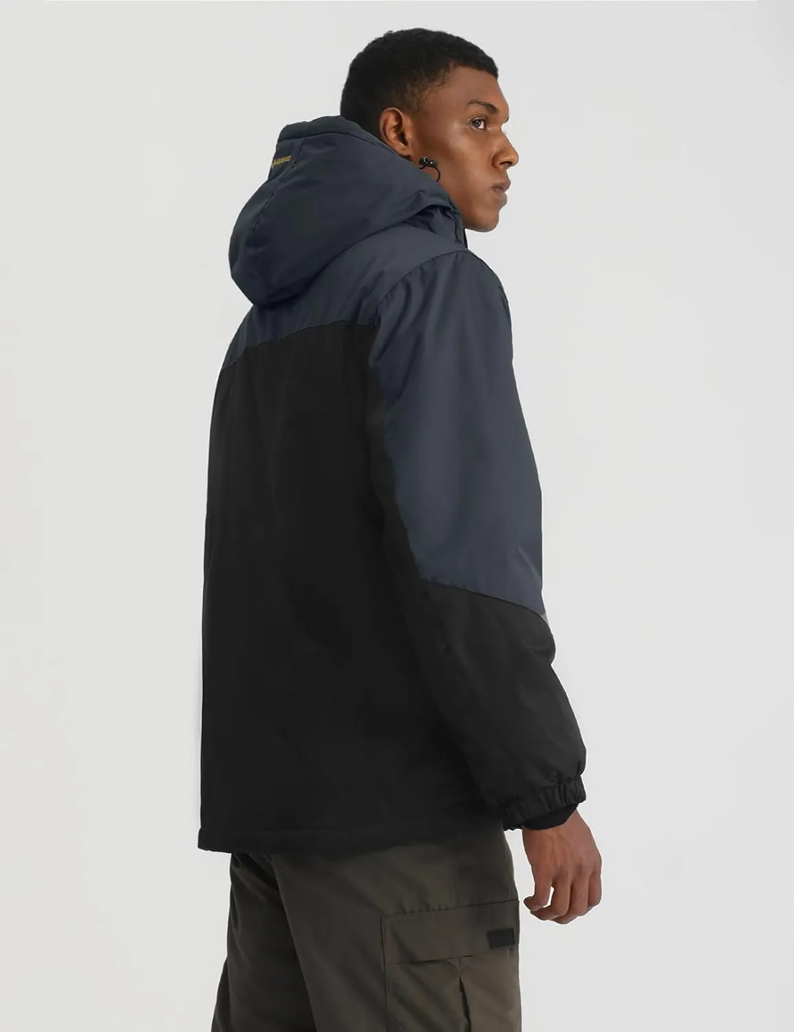 GEMYSE Men's Mountain Waterproof Ski Snow Jacket Winter Windproof Rain Jacket