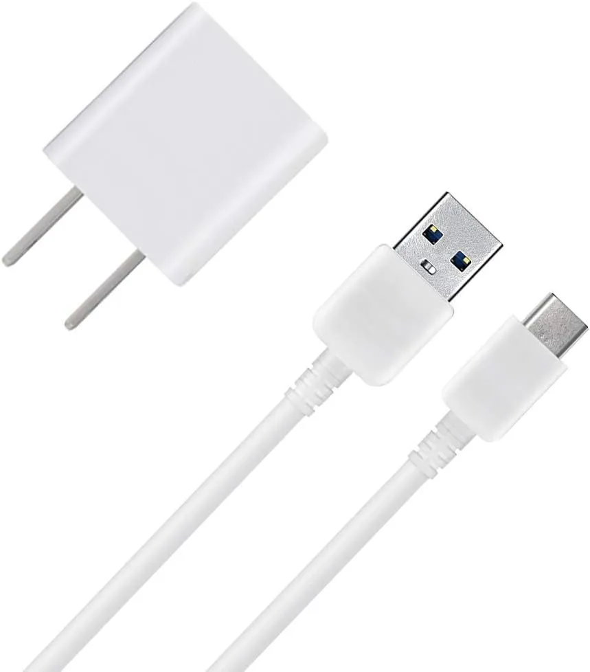Genuine Charging 1A Wall Kit Upgrade Compatible with Meizu MX6 as a Replacement Plus Detachable Hi-Power USB-C 2.0 Data Sync Cable! (White 110-240v)
