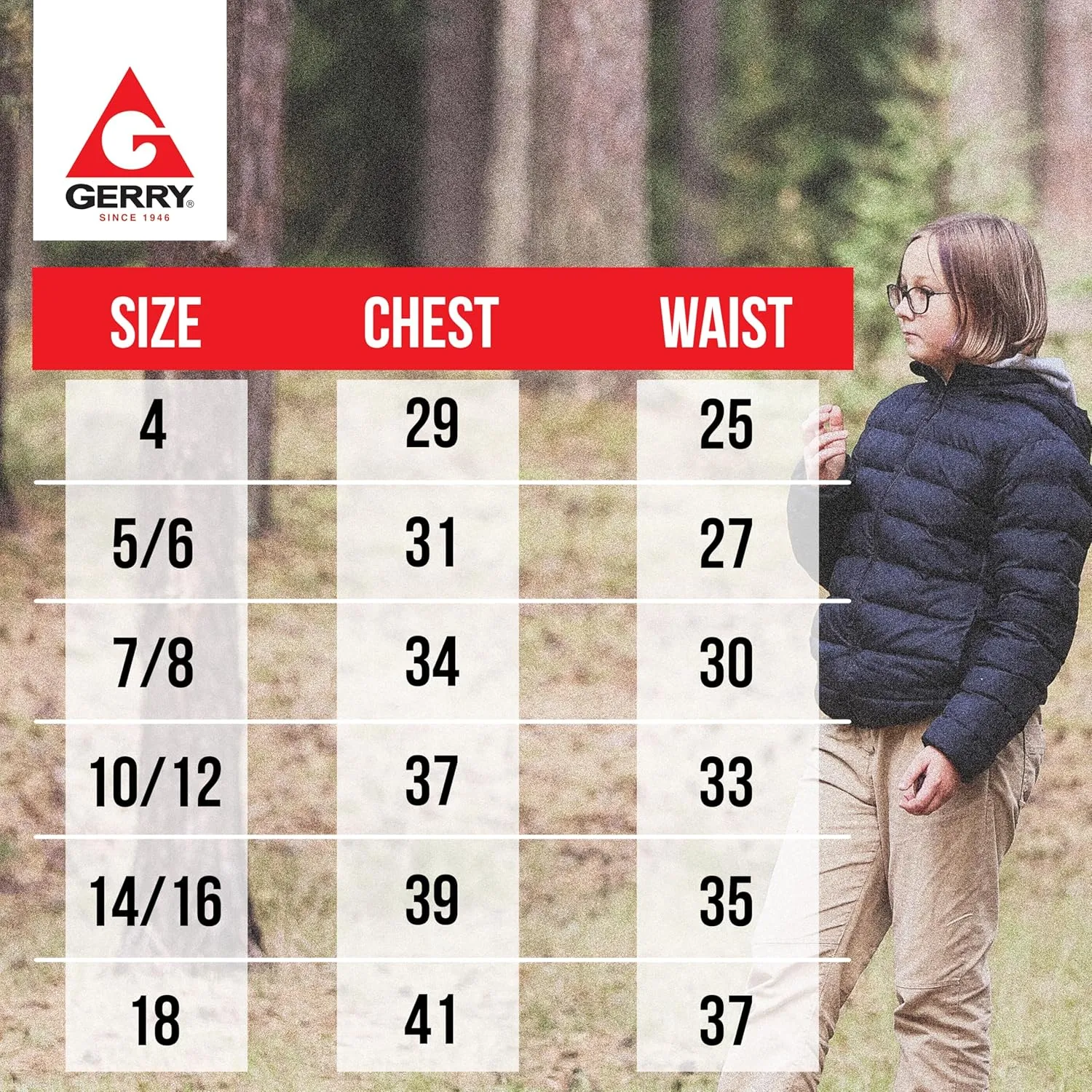 Gerry Packable Puffer Jackets for Girls and Boys, Hooded Girls and Boys Winter Coat