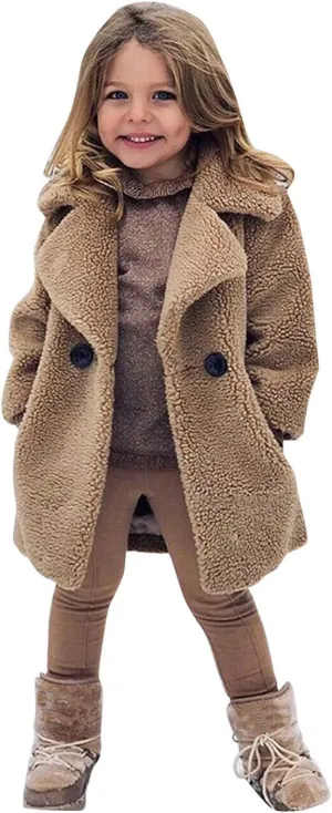 Girls Jacket Winter Windproof Kids Thicken Warm Baby Toddler Outerwear Coat Girls Coat&jacket Light