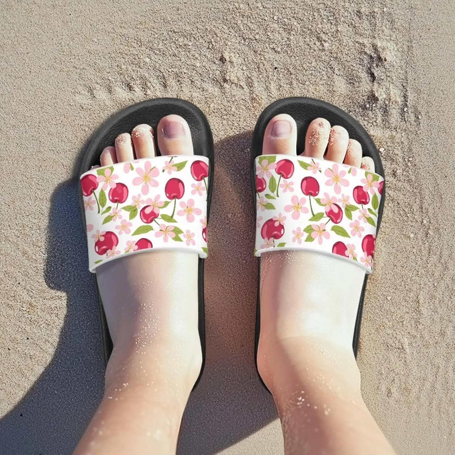 Girls Waterproof Sandals Non Slip Shower Shoes with Quick-Dry Design