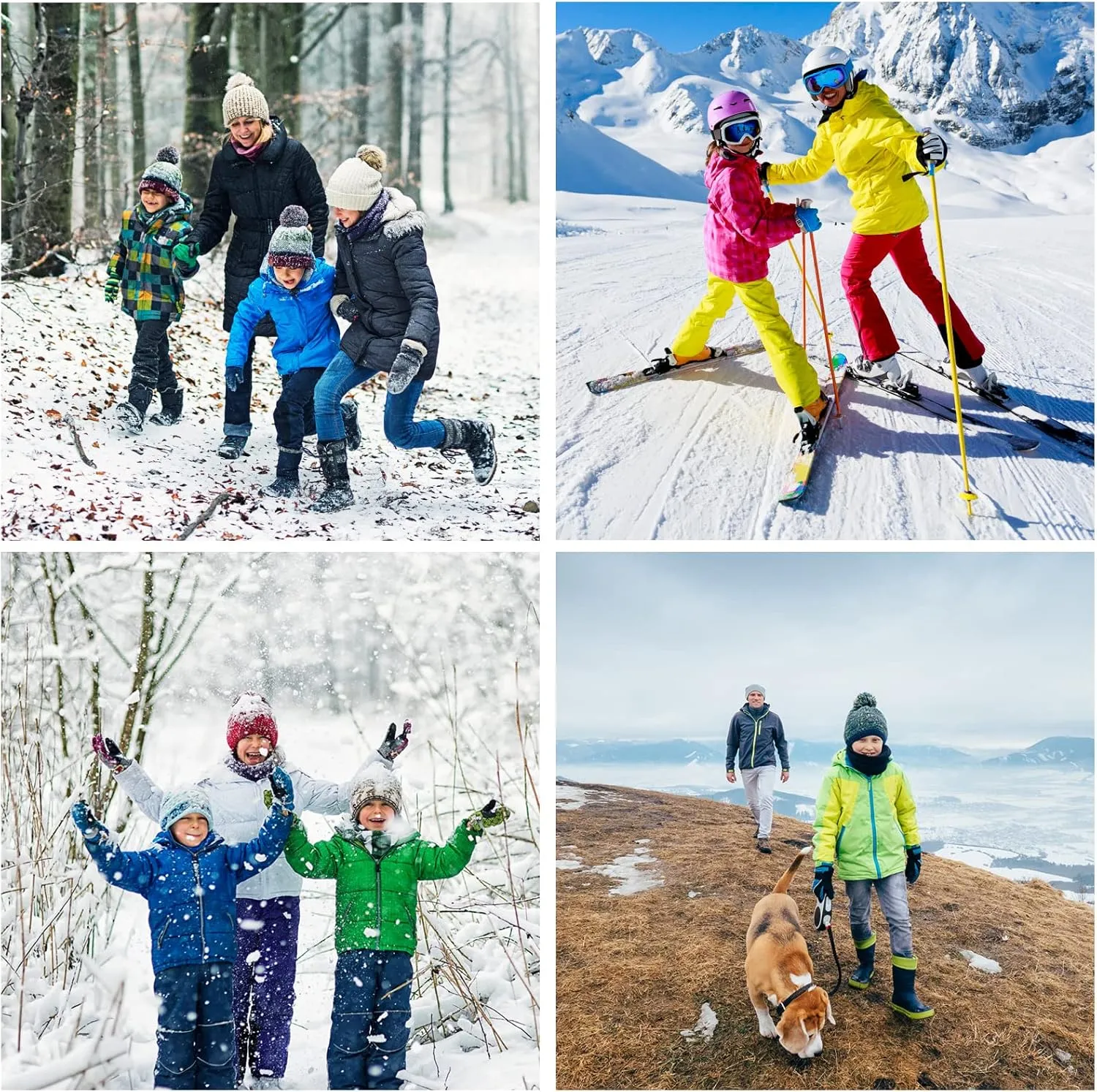 Girl's Waterproof Ski Jacket,Warm Winter Snow Coat,Hooded Fleece Outwear,Windproof RainCoat
