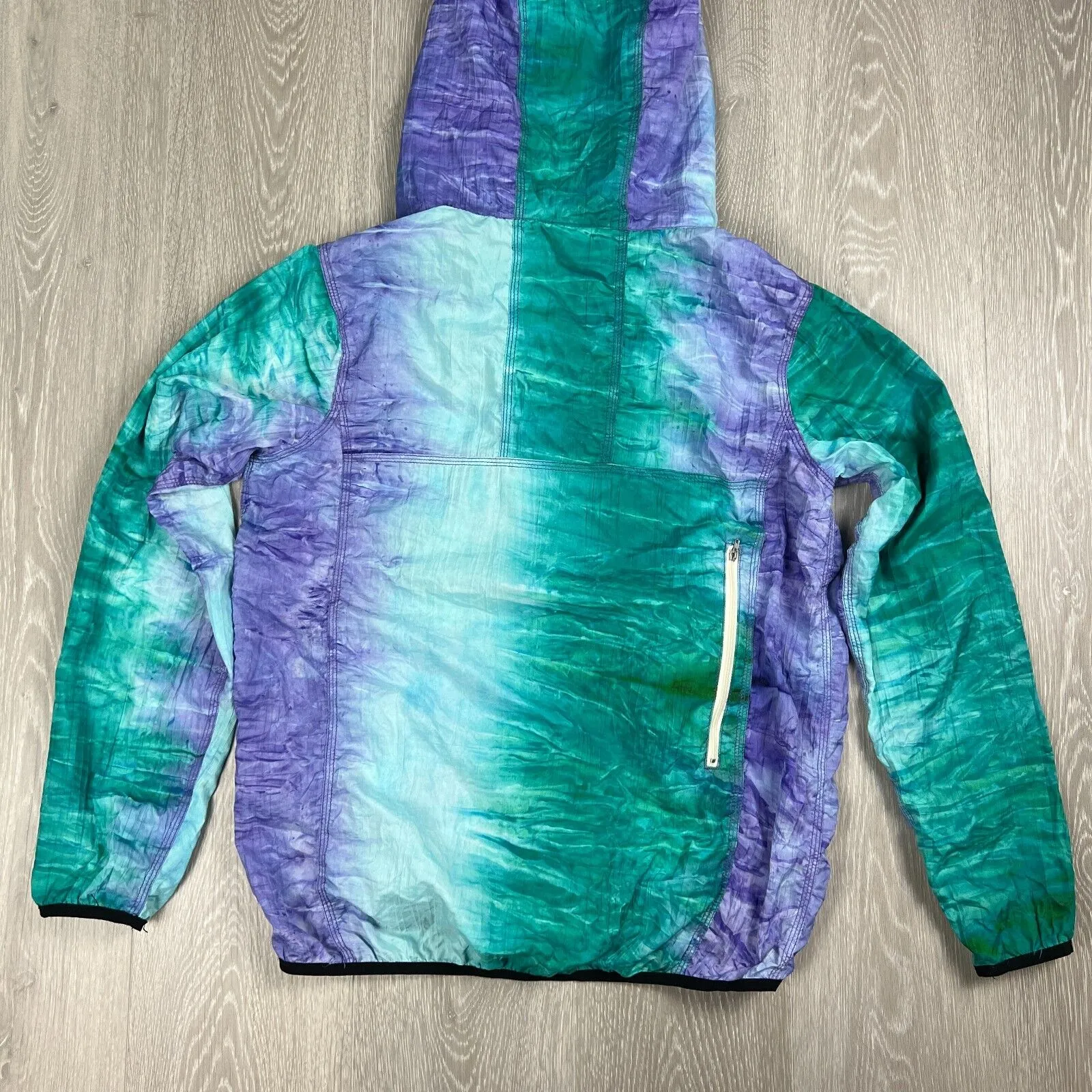 Go Slow Caravan Packable Windbreaker Hooded Jacket Size 3 (S/M approx)
