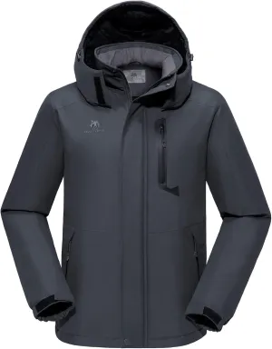 GOLDEN CAMEL Men's Winter Jacket Windproof Ski Snow Jacket Waterproof Thicken Parka Rain Jacket Warm Puffer Coat