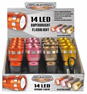 GROVE Blazing LEDZ 14 LED 85 lumens Assorted LED Flashlight AAA Battery