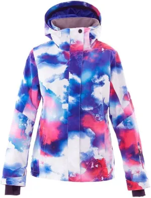 GS SNOWING Women's Ski Jackets Snowboard Coats Windproof Waterproof Insulated Warm Winter Mountain Hooded Jacket with Belt