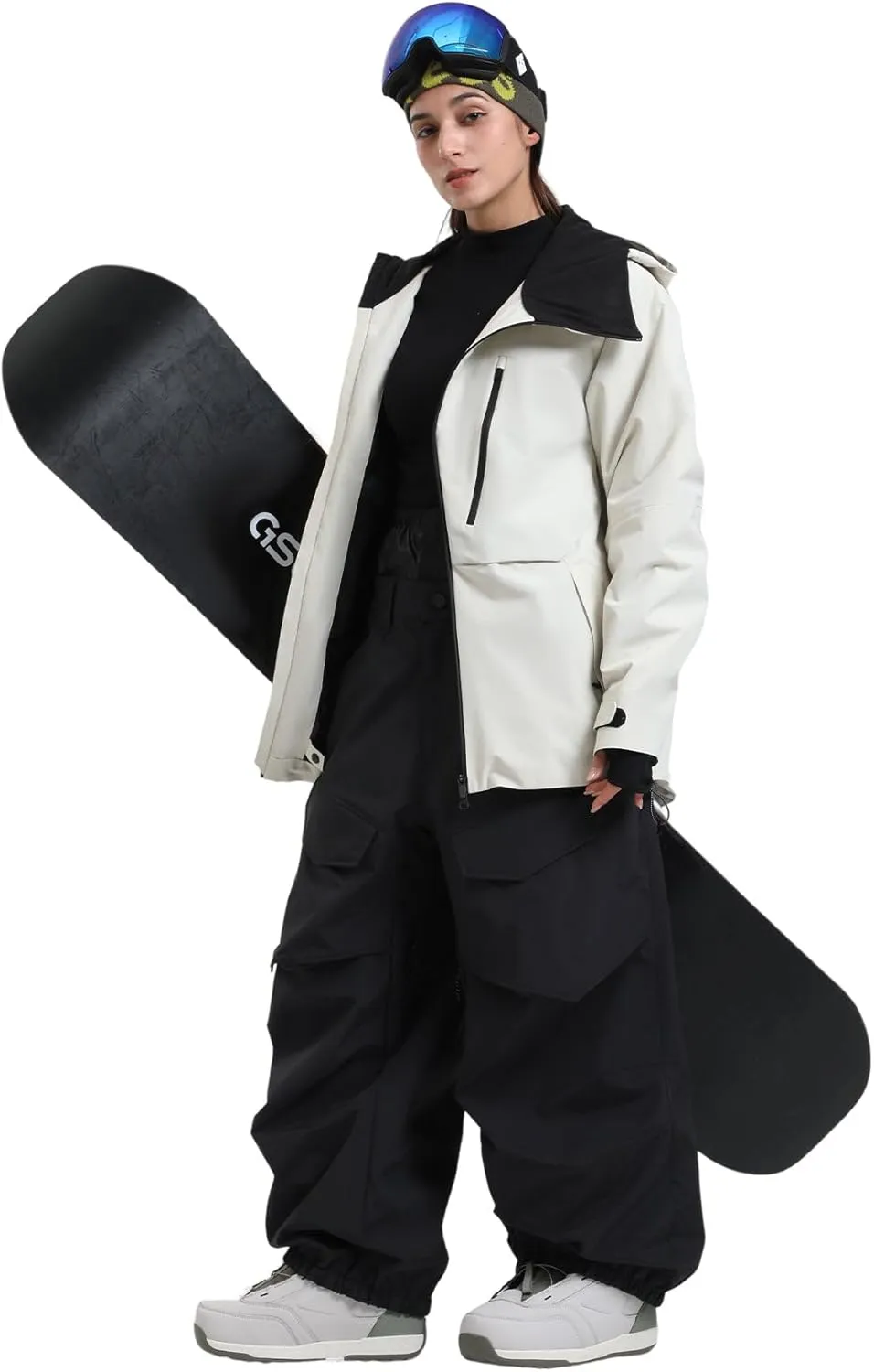 GSOU SNOW Men's Ski Jacket Women Waterproof Snowboard Coat Winter Snow Insulated Windproof Jacket
