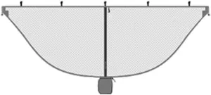 Hammocks Hammock Mosquito Net Lightweight Portable Hammock Netting Fits All Camping Hammocks and Suitable fo Spring Summer Autumn Outdoor Hammock