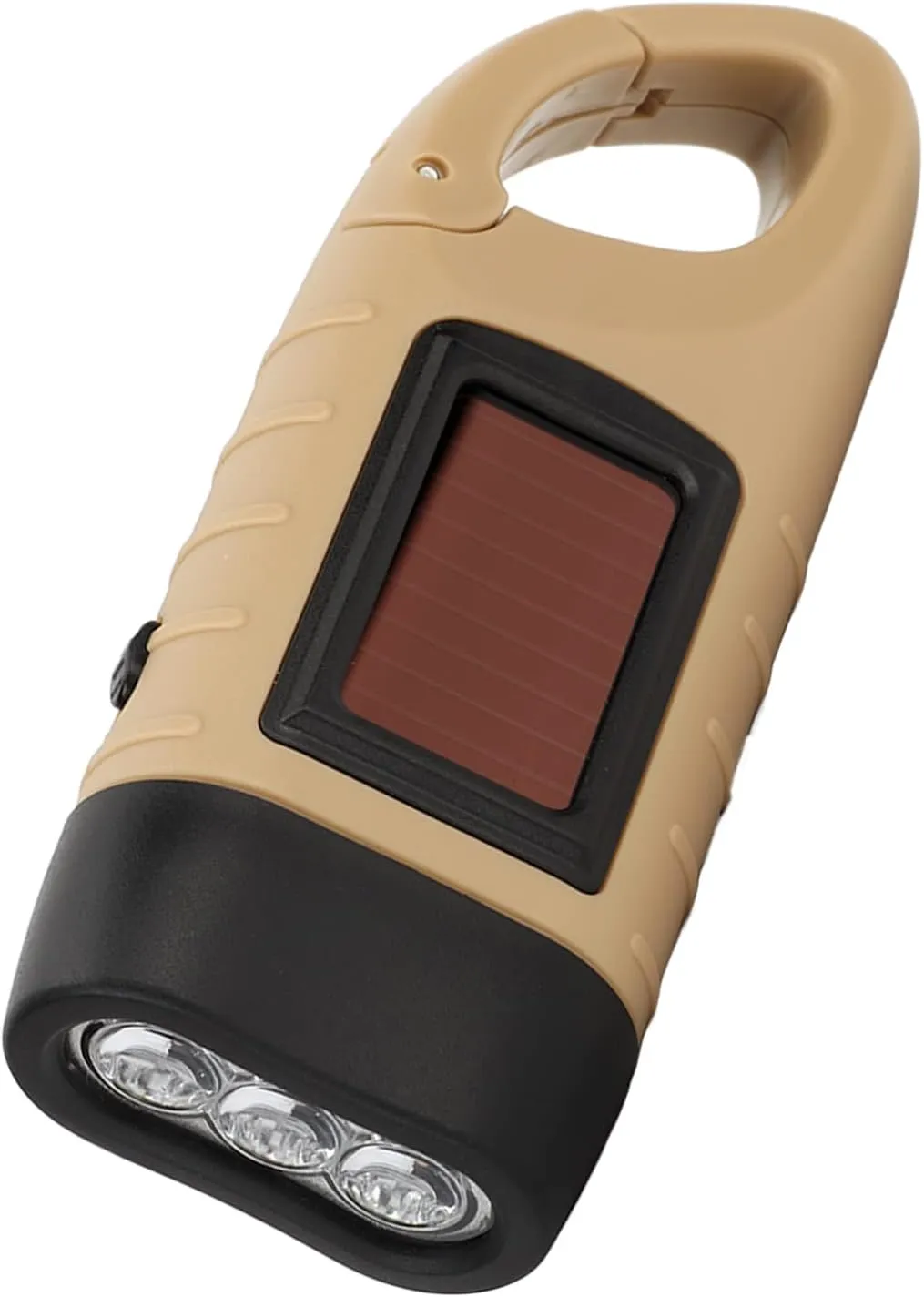 Hand Crank Solar Powered Flashlight Emergency Rechargeable LED Flashlight Self Powered Charging Torch Survival Gear