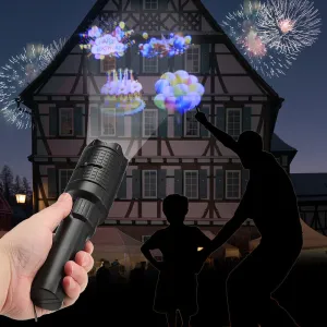 Handheld LED Flashlight Projection