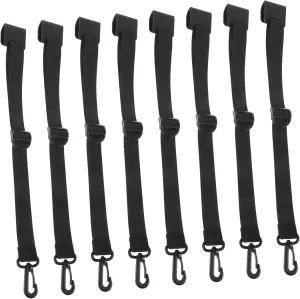 Happyyami 8 Pack Tent Hanging Kit Tent Clips Camping Hooks Hangers for Tarps Gazebo Outdoor Shelter Motor Home