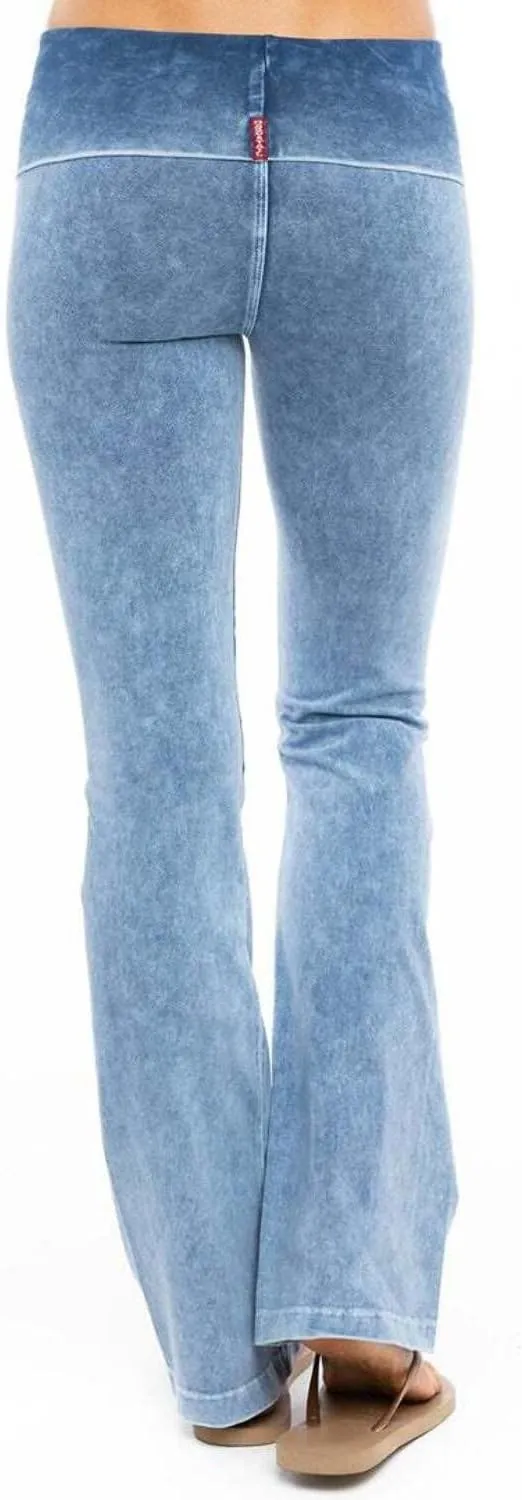 Hard Tail Roll Down Bootleg Flare Pant