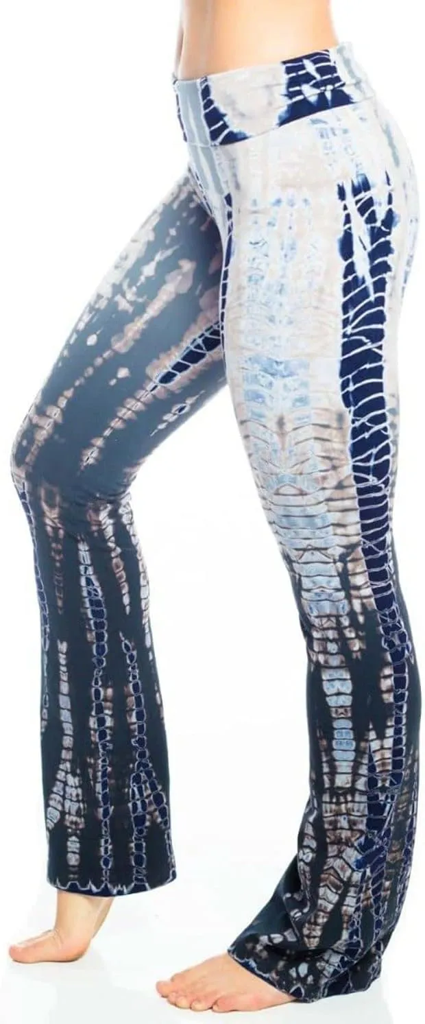 Hard Tail Roll Down Bootleg Flare Pant