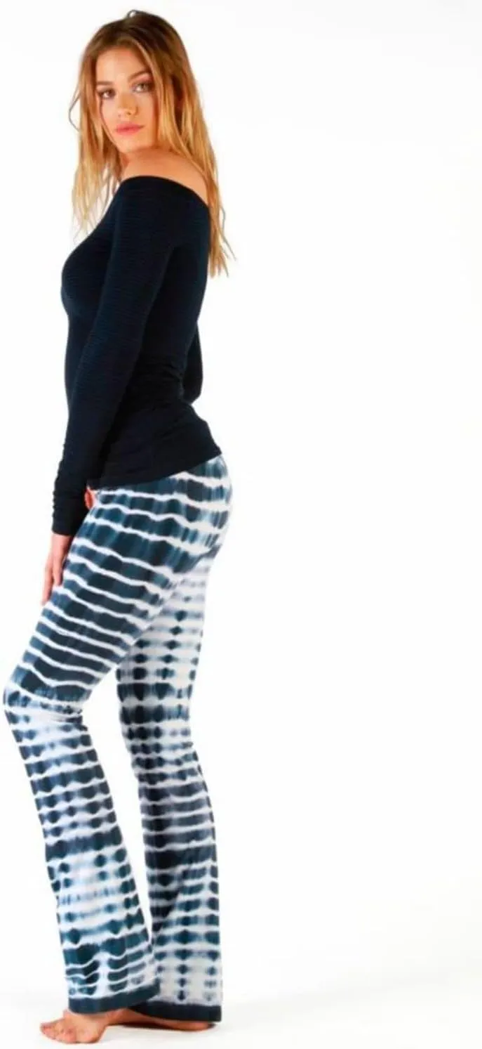 Hard Tail Roll Down Bootleg Flare Pant