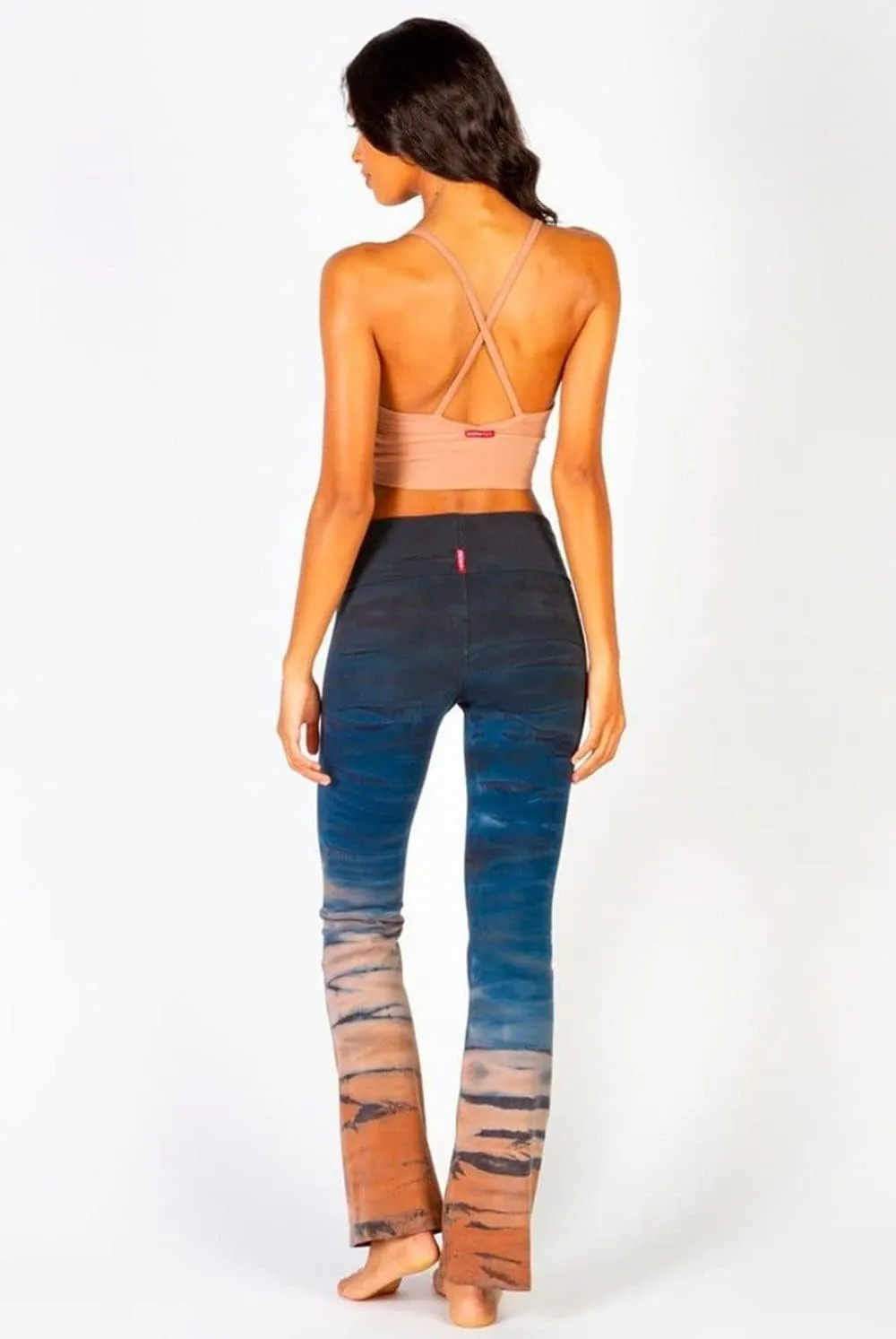 Hard Tail Roll Down Bootleg Flare Pant