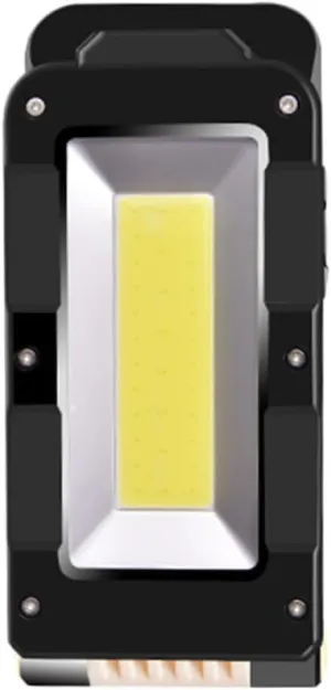 HEALLILY Torch Led Flashlight Magnet 3000 Lumens Compact for Vehicle Repair Camping Working Size s