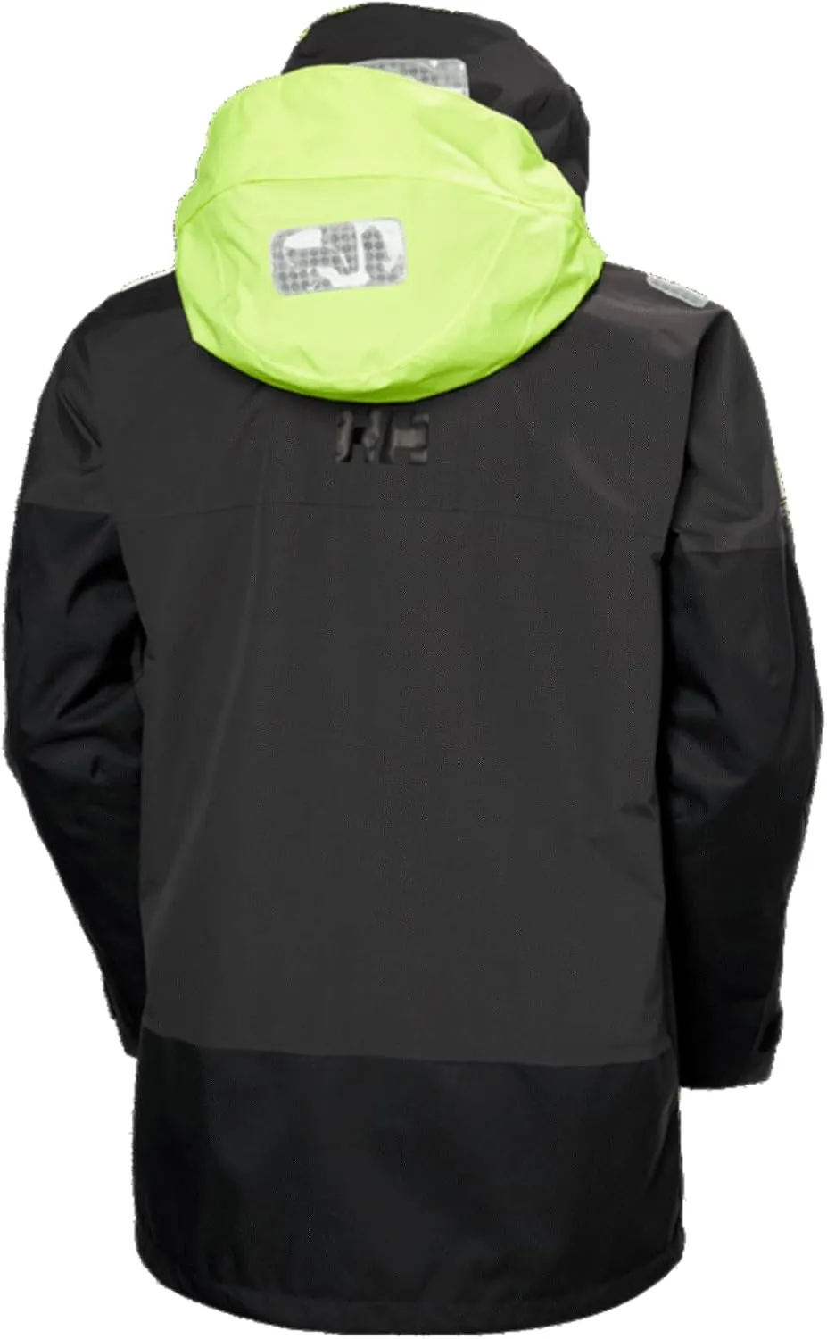Helly-Hansen Skagen Waterproof Jackets for Men Featuring Windproof Sailing Fabric and Packable Neon Yellow Hood