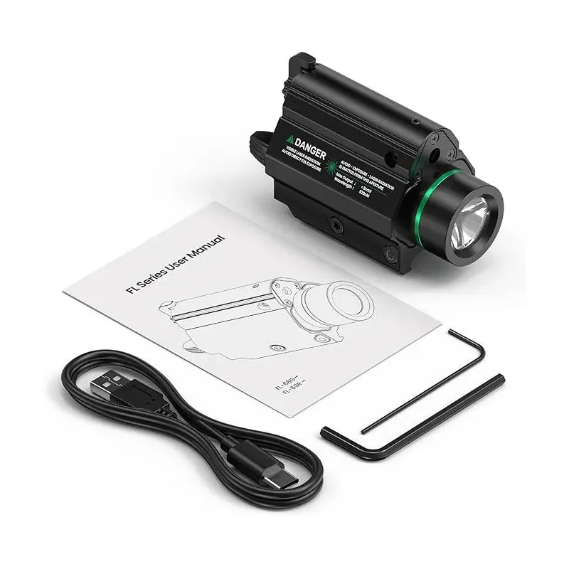 High Lumen Laser Flashlight Combo