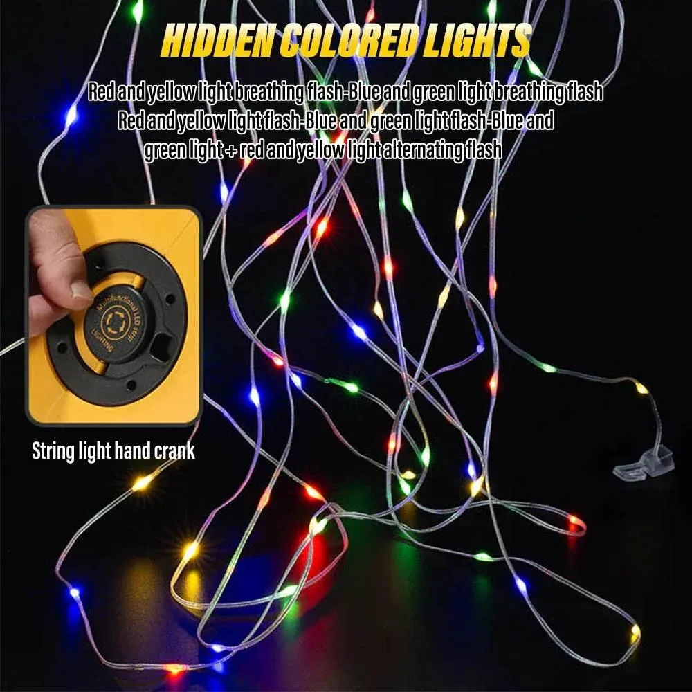High Power Rechargeable LED Flashlight - Compact Multifunctional Outdoor Light