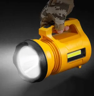 High Power Rechargeable LED Flashlight - Compact Multifunctional Outdoor Light
