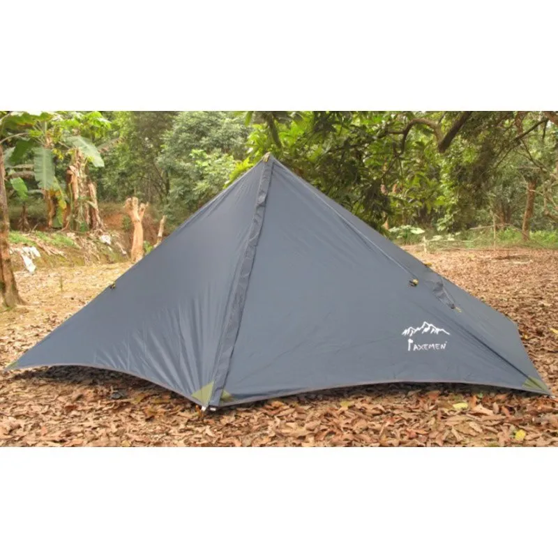 High-Quality Silicone 4 season Pyramid Single Cordless Lightweight Mountain Camping Tent