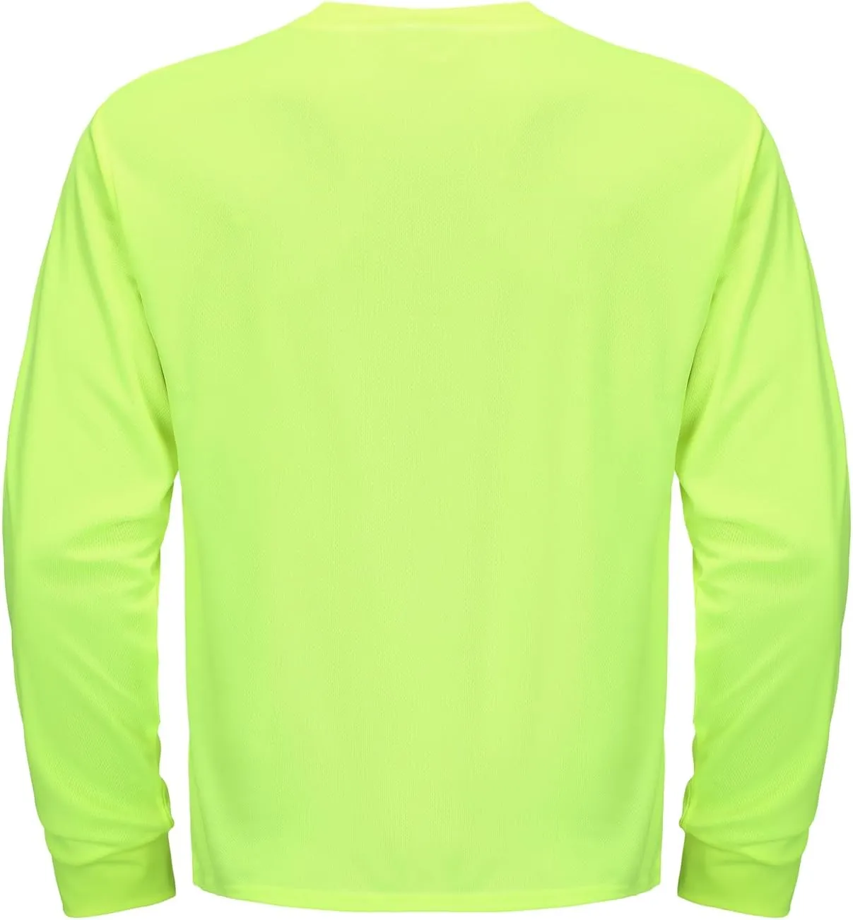 High Visibility Quick Dry Safety Shirt Hi Vis Breathable Mesh with Sun Protection Long Sleeve for Construction Work
