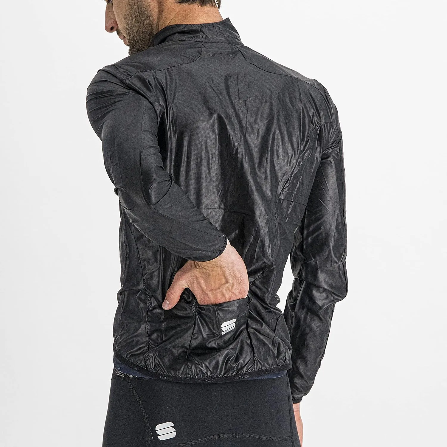 Hot Pack Easylight Jacket I Lightweight, Windproof, Water-Repellent, Packable Jacket for Cycling