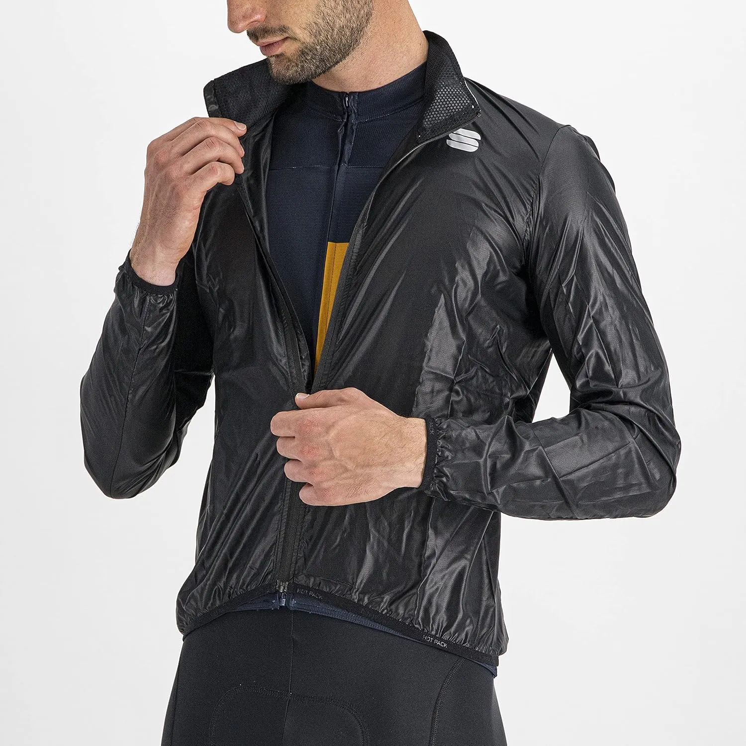 Hot Pack Easylight Jacket I Lightweight, Windproof, Water-Repellent, Packable Jacket for Cycling