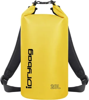 IDRYBAG Dry Bags for Kayaking Waterproof 2L/5L/10L/15L/20L, Small Dry Bag Waterproof Floating, Dry Sack Waterproof Bag for Paddleboarding Travel